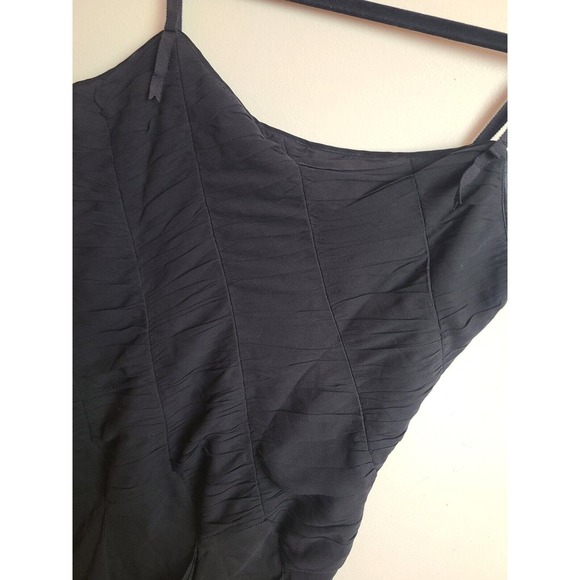 Vintage Maxazria Collection Women's Dress Spaghetti Straps Black Size 10 - Picture 8 of 12